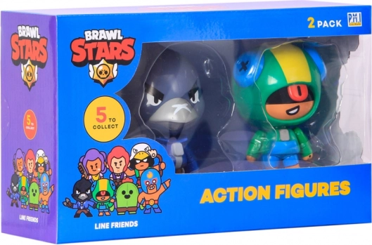 Action figure 11 cm Brawl Stars – set da 2 pezzi, serie 1