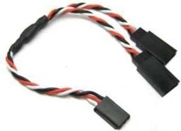 Cavo sdoppiatore a Y per servo Futaba 90 cm (ritorto) - 1 pezzo