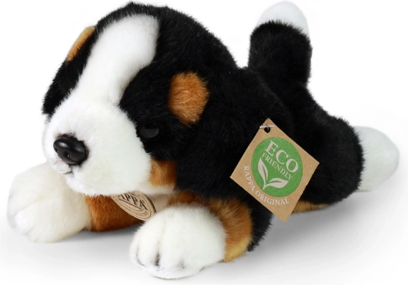 Cane da montagna bernese di peluche sdraiato 20 cm eco‑friendly RAPPA