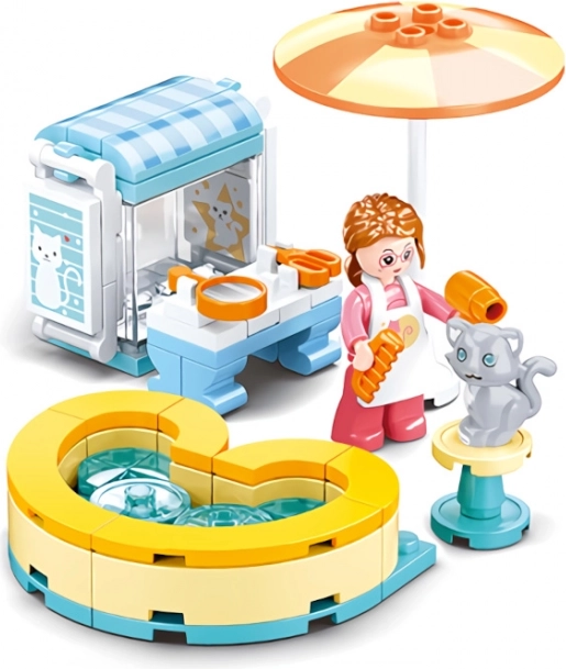 Sluban Girls Dream salone per gatti set di costruzione