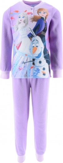 Pigiama in pile per bambini Disney Frozen in confezione regalo, viola scuro