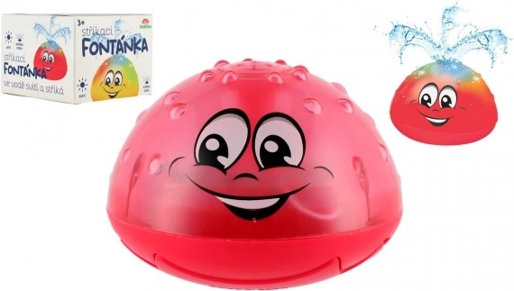 Fontanella d’acqua luminosa per la vasca a batteria – Rosso