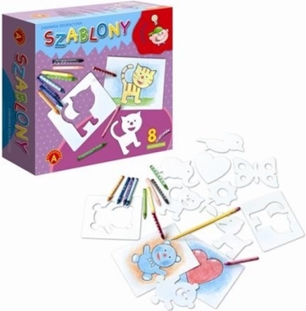 Stencil per bambine – disegni creativi di animaletti e personaggi