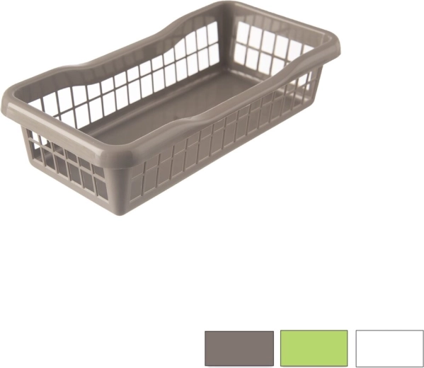 Cestino portaoggetti in plastica 20 × 10 × 5 cm, mix di colori