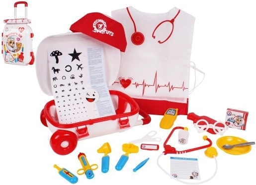 Valigetta Medica a Rotelle con Accessori 21 pezzi