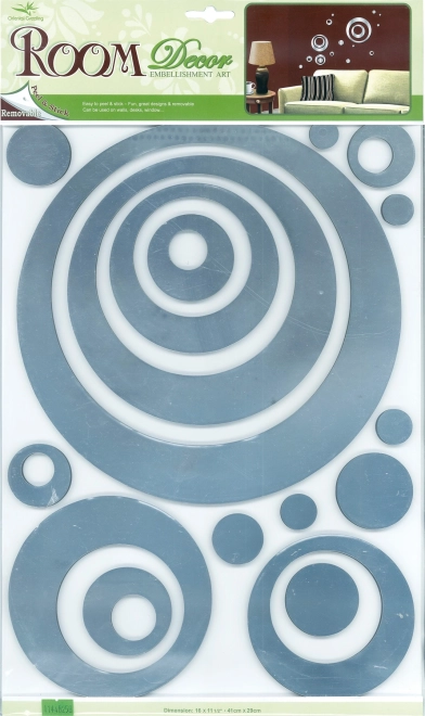 Adesivi Cerchi Argento Small Foot