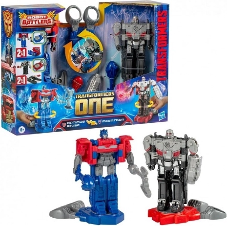Transformers One Robot Battlers Optimus Prime e Megatron - 2 pezzi