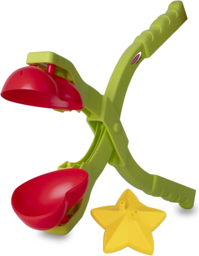 Pinze JAMARA per palline di neve e sabbia con cuore e stella 2 in 1