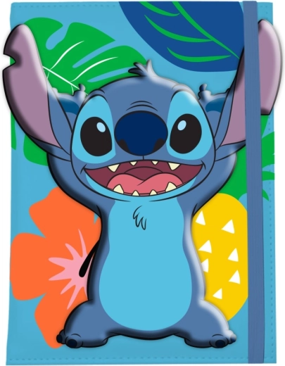 Blocco premium 3D Lilo & Stitch A5 blu