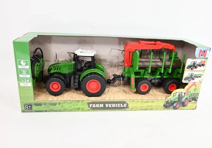 Trattore RC con rimorchio