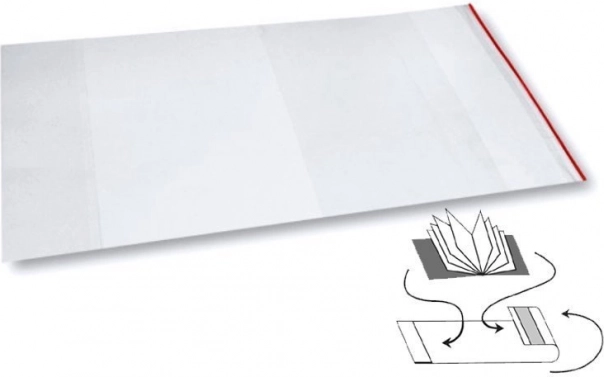 Copertina universale per libri e quaderni con striscia adesiva