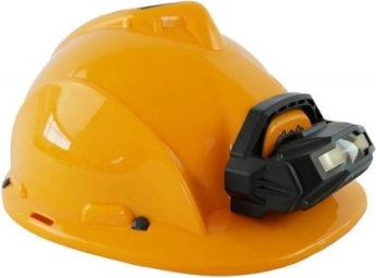 PLEJO casco da lavoro con torcia rimovibile