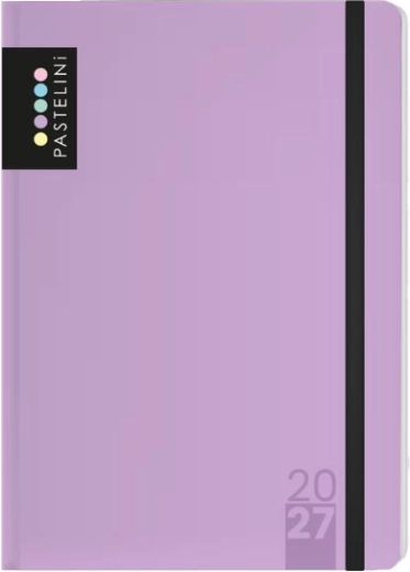 Agenda settimanale A6 Pastelini viola 2027