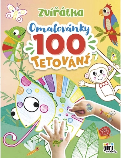 Album da colorare e 100 tatuaggi Animaletti