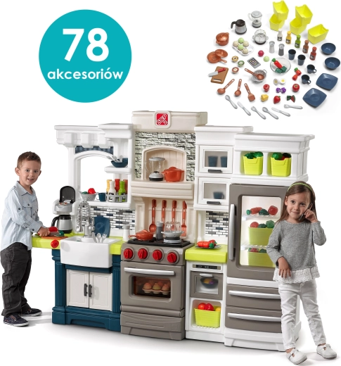 Cucina giocattolo Step2 Elegant Edge per bambini con accessori