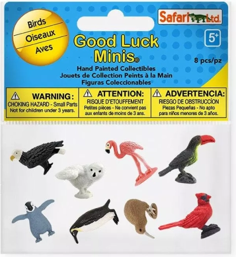 Safari Ltd. mini figurine di uccelli good luck minis funpack
