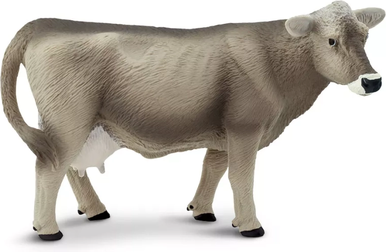 Safari Ltd. statuina mucca bruna svizzera - 1 pezzo
