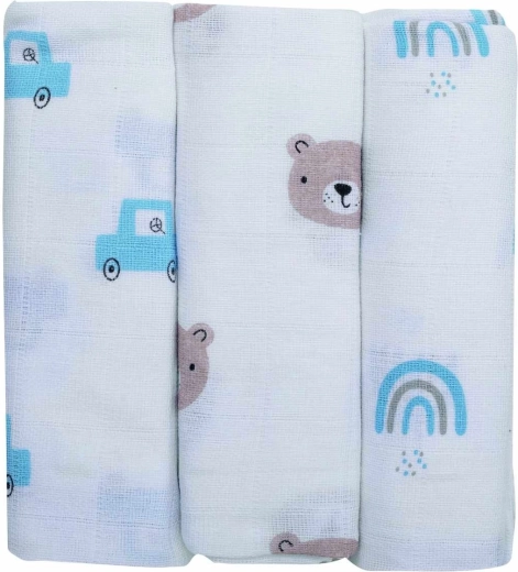 FreeON Bubaba pannolini in mussola teddy 3 pz
