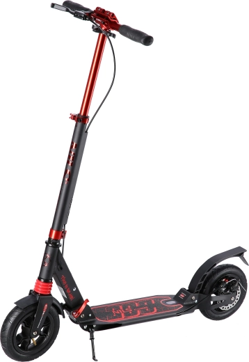 Monopattino urbano pieghevole NILS Extreme HM209T nero-rosso