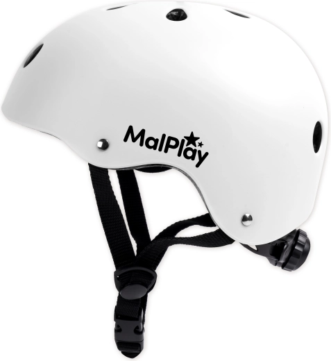 casco da ciclismo per bambini SafeKiddo bianco
