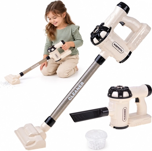Aspirapolvere cordless per bambini 2 in 1 con suoni e palline