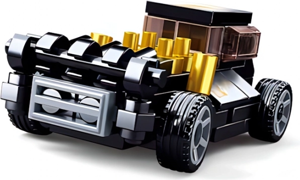 Auto a retrocarica nero Mod Rod kit di costruzione