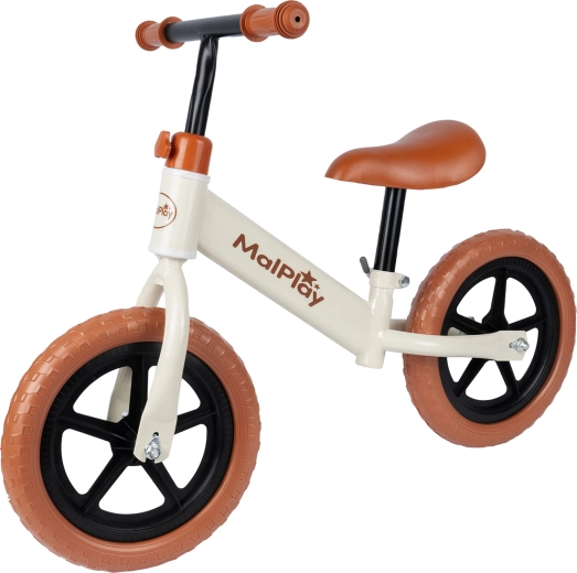 Bicicletta senza pedali LUWIK color crema marrone