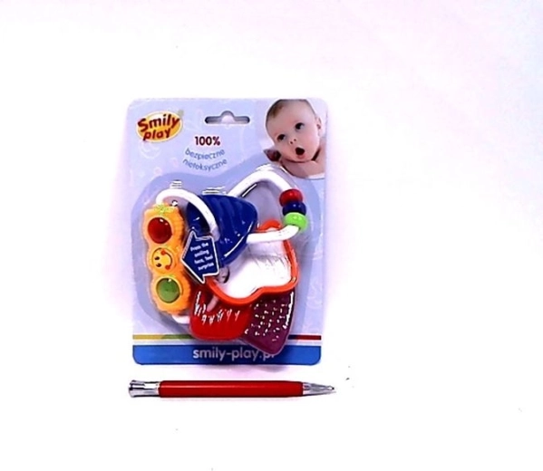 SmilyPlay sonaglino a chiavi con massaggiagengive e lucina