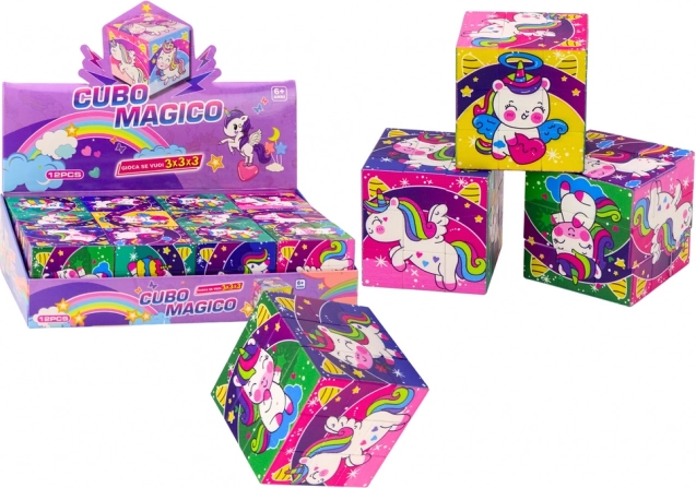 Cubo Magico Gioco educativo puzzle con unicorno