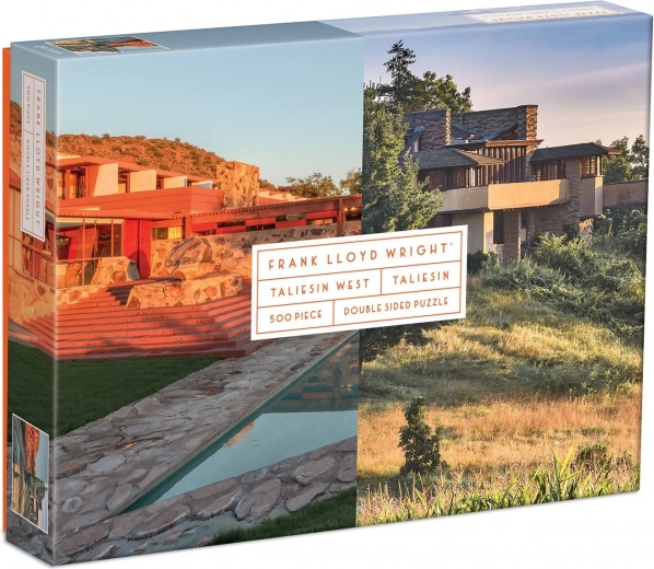Puzzle bifacciale Frank Lloyd Wright: Taliesin e Taliesin West 500 pezzi