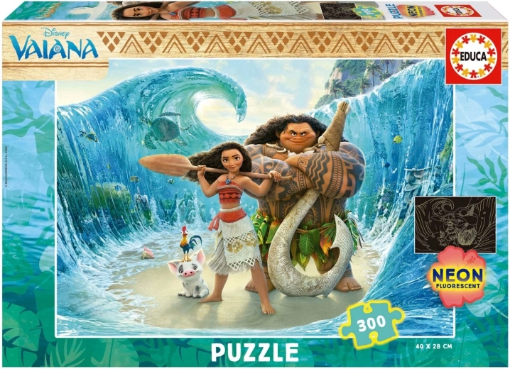 Puzzle luminoso EDUCA Vaiana coraggiosa da 300 pezzi