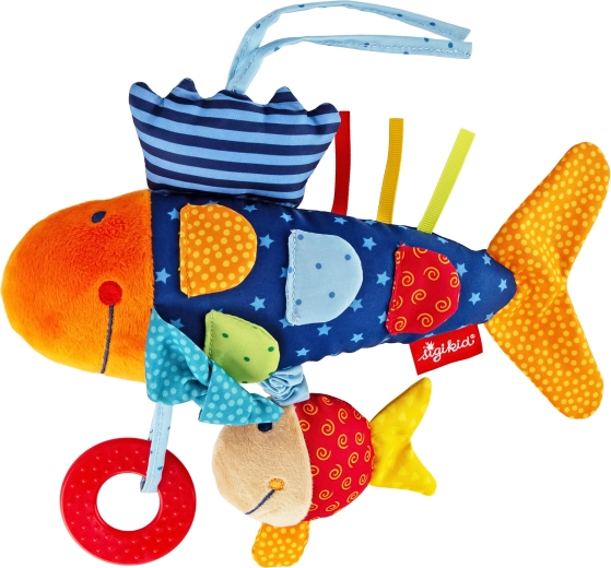 Pesciolino attivo in peluche per neonati 26 cm Sigikid