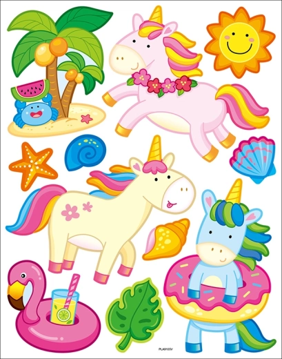 Adesivi murali decorativi unicorno