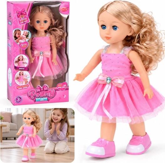 Ballerina interattiva che cammina e canta