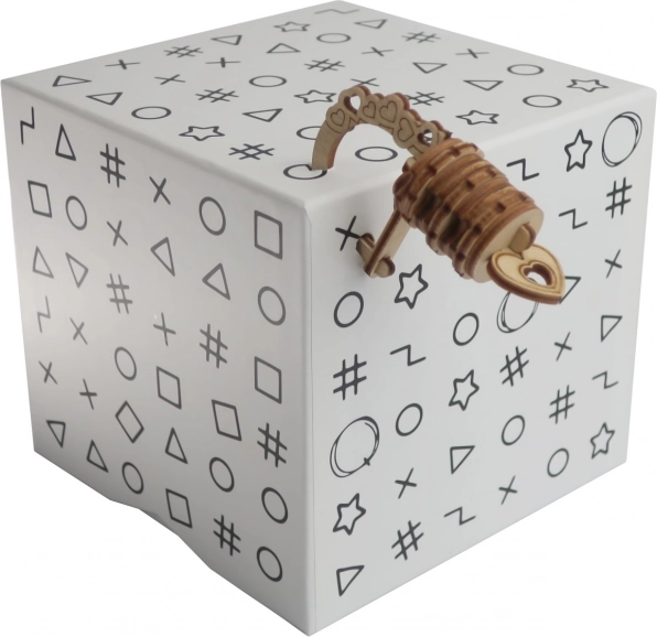 Scatola regalo misteriosa EscapeWelt con lucchetto e indizi