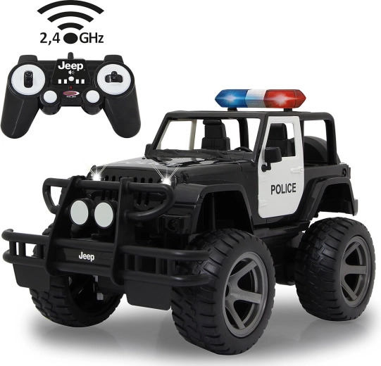 Jeep Wrangler Police RC con telecomando