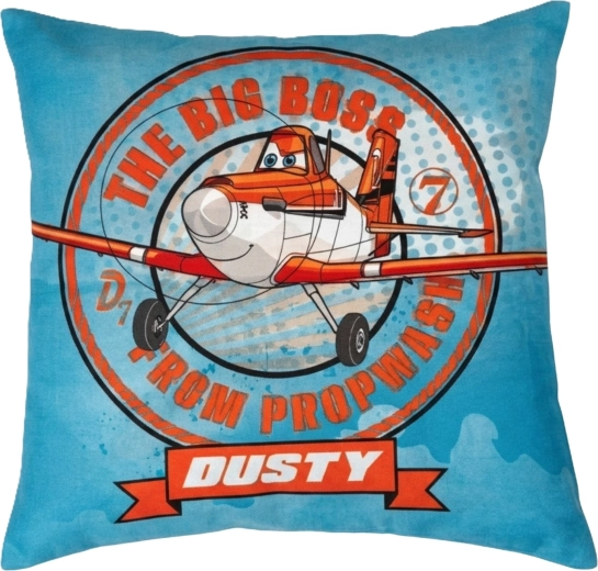 Federa per cuscino per bambini Disney Aerei Dusty 40 × 40 cm