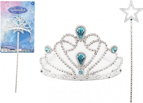 Set di bellezza per principesse - Corona e bacchetta magica