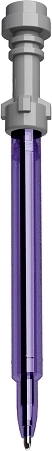 Penna gel LEGO Star Wars spada laser viola