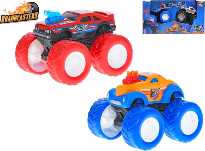 Set di monster truck Roadblasters con meccanismo a retrocarica 8 cm