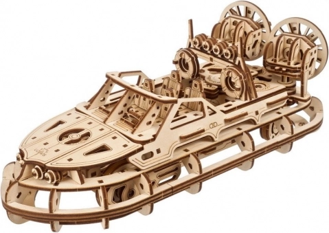 Puzzle meccanico 3D Ugears hovercraft di salvataggio
