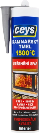 Sigillante refrattario per stufe 310 ml nero CEYS