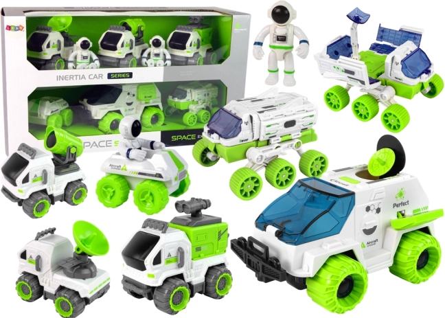 Set di veicoli spaziali 6 in 1 rover Satellite Astronomo per bambini