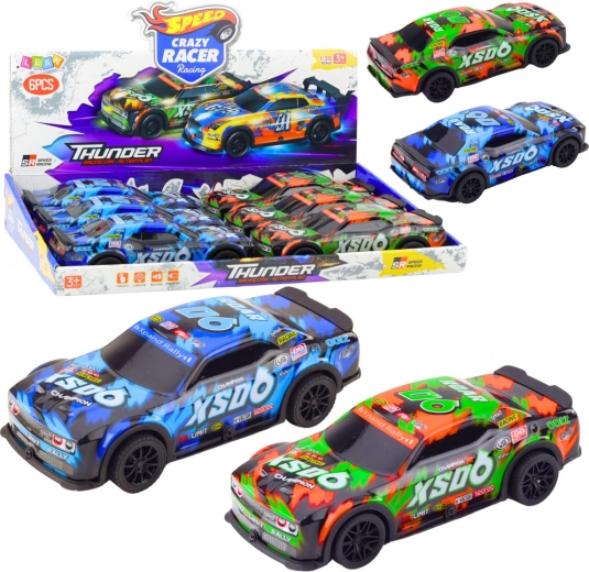 Auto da corsa a frizione con luci e suoni