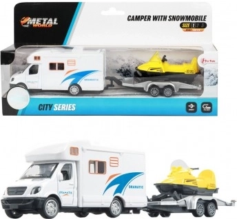 Caravan con motoslitta