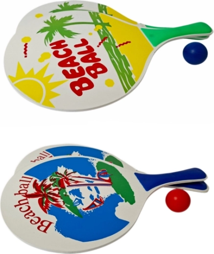 Racchette in legno per la spiaggia e il parco