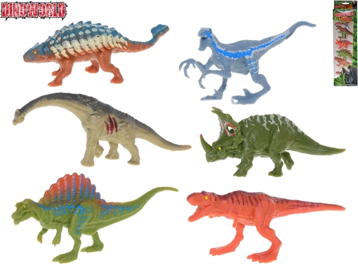 Set Dinoworld dinosauri – 6 figure realistiche