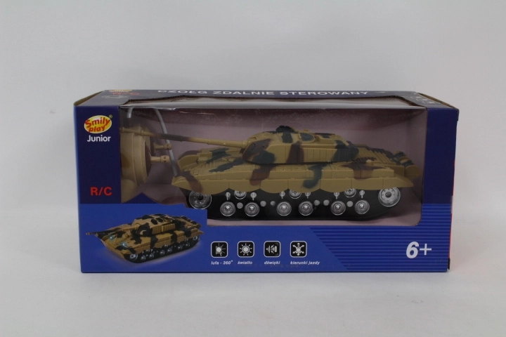 Carro armato RC con caricabatterie – mimetico