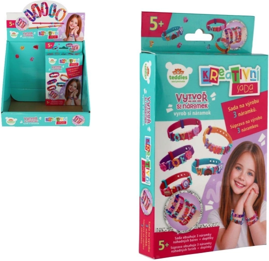 Kit creativo per realizzare braccialetti in scatola