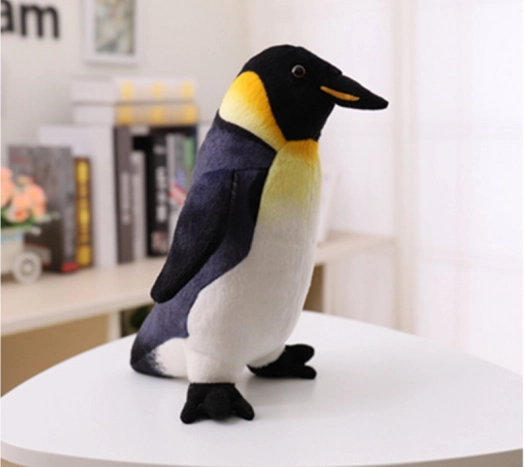 Mascotte di peluche pinguino imperatore 25 cm